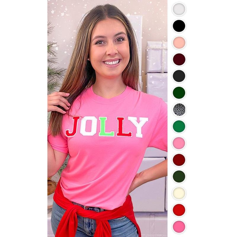 Soft Chenille Jolly Graphic T-Shirt Hoodie Sweatshirt | PrintMintTees.com
