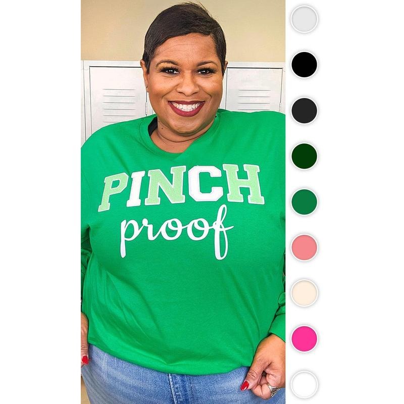 Soft Chenille Pinch Proof Adult Long Sleeve T-Shirt Hoodie Sweatshirt | PrintMintTees.com