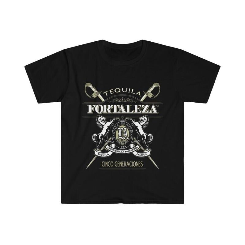 Soft Cotton TShirt Tequila Fortaleza Mexican Tequila teens clothes Menswear Top Hoodie Sweatshirt | PrintMintTees.com