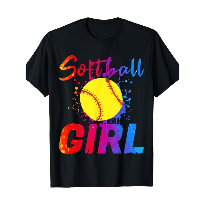 Softball Funny Bat & Ball Player Baller Baseball Lovers 220g100% Cotton T-Shirt made in usa Hoodie Sweatshirt
