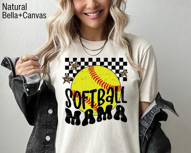 Softball Mama Shirt for Softball Mom Game Day Shirt Softball Season Softball Fan Shirt Mother's Day Shirt Hoodie Sweatshirt