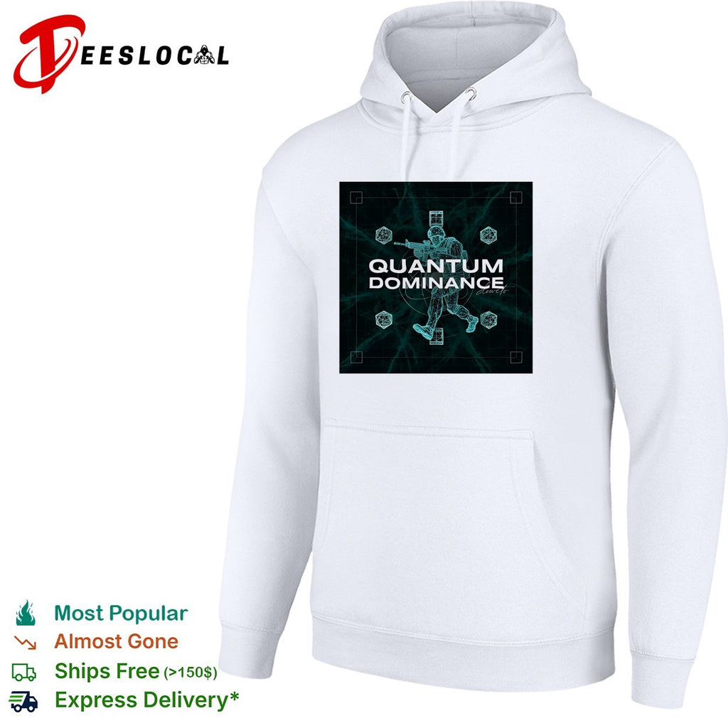 Soldier marching quantum dominance hologram shirt