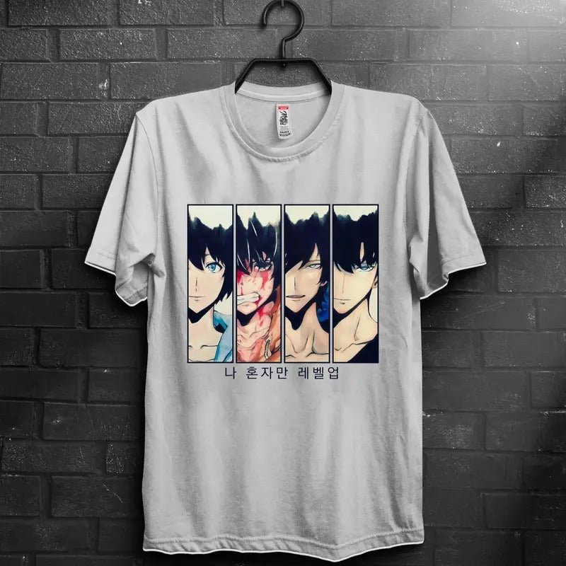 Solo Leveling Anime Lovers Cotton Menswear Top Relaxed Fit Hoodie Sweatshirt - Crewneck, Streetwear Shirt | PrintMintTees.com