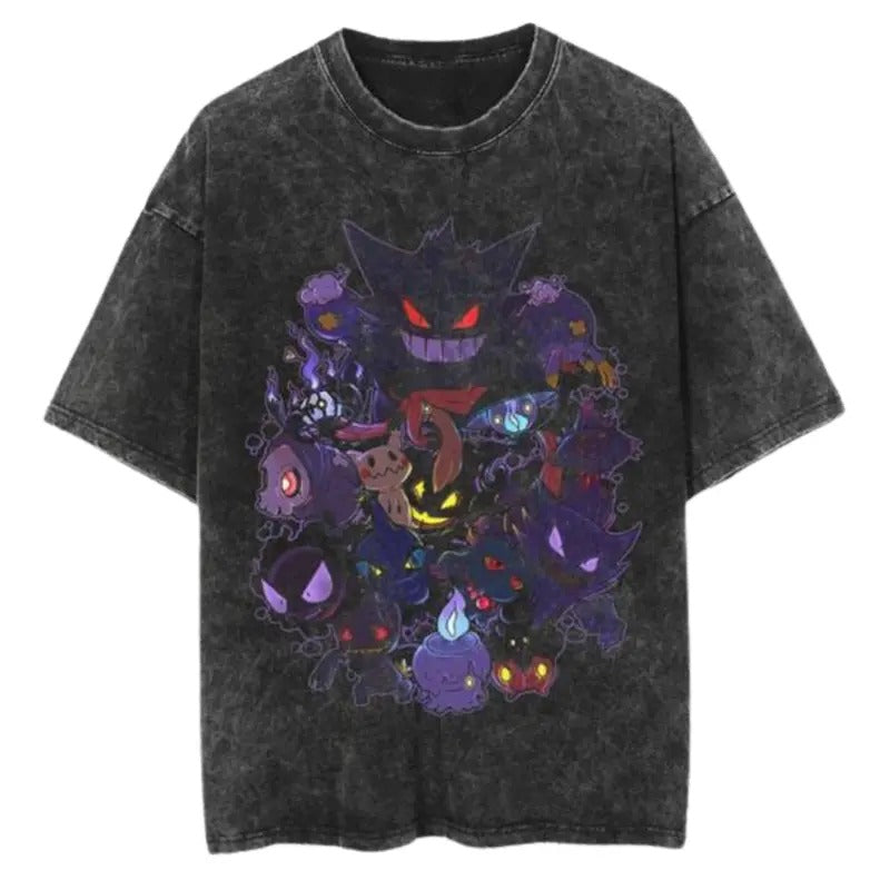 Solo Leveling Dyenomite Mineral Wash Shirt, Anime T-Shirt, Japanese Anime, Birthday Gift Cotton Menswear Hoodie Sweatshirt