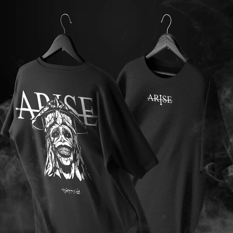 Solo Leveling Shirt, Shadow Monarch Shirt, Sung Jin-Woo Graphic Tee, Power & Darkness, Classic Cotton Menswear Hoodie...