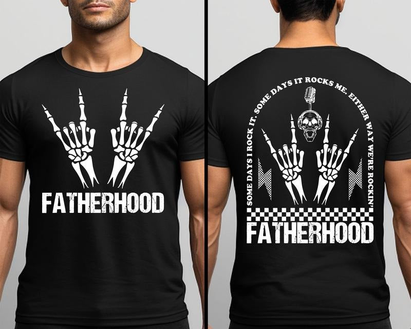 Some Day I Rock It Father Shirt Dad Skeleton Tour Shirt Skull Daddy Shirt Best Dad Ever Shirt Father's Day Shirt New Papa...