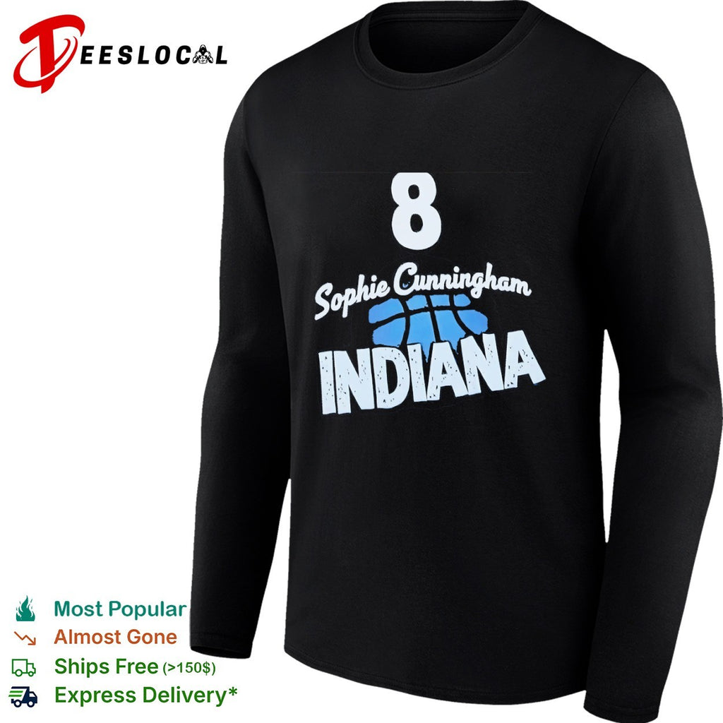 Sophie Cunningham 8 Indiana Fever basketball shirt
