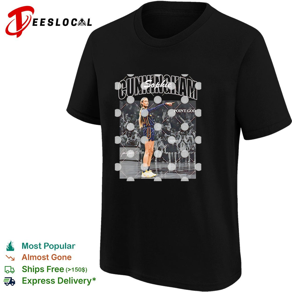 Sophie Cunningham Indiana Fever pointing point god shirt