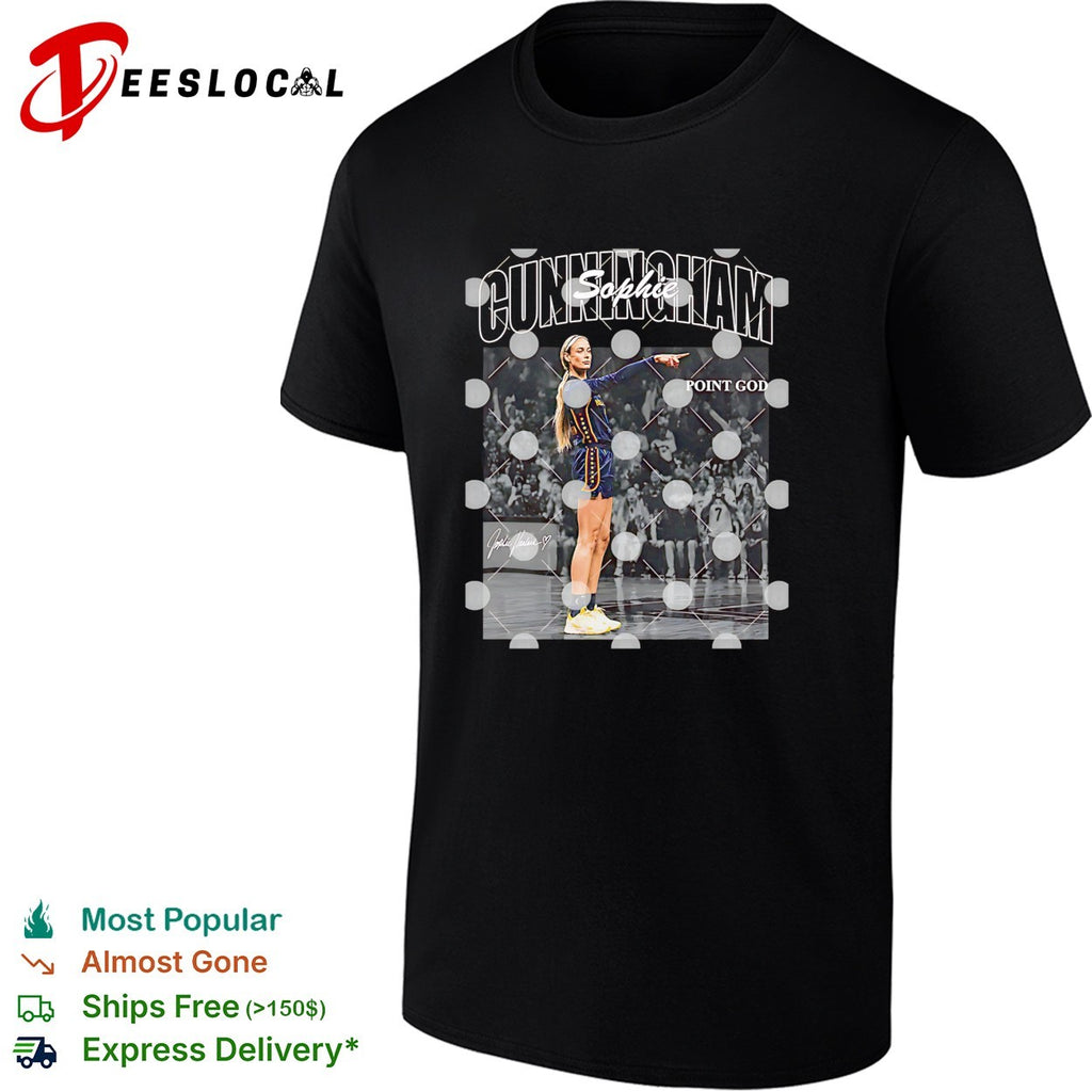 Sophie Cunningham Indiana Fever pointing point god shirt