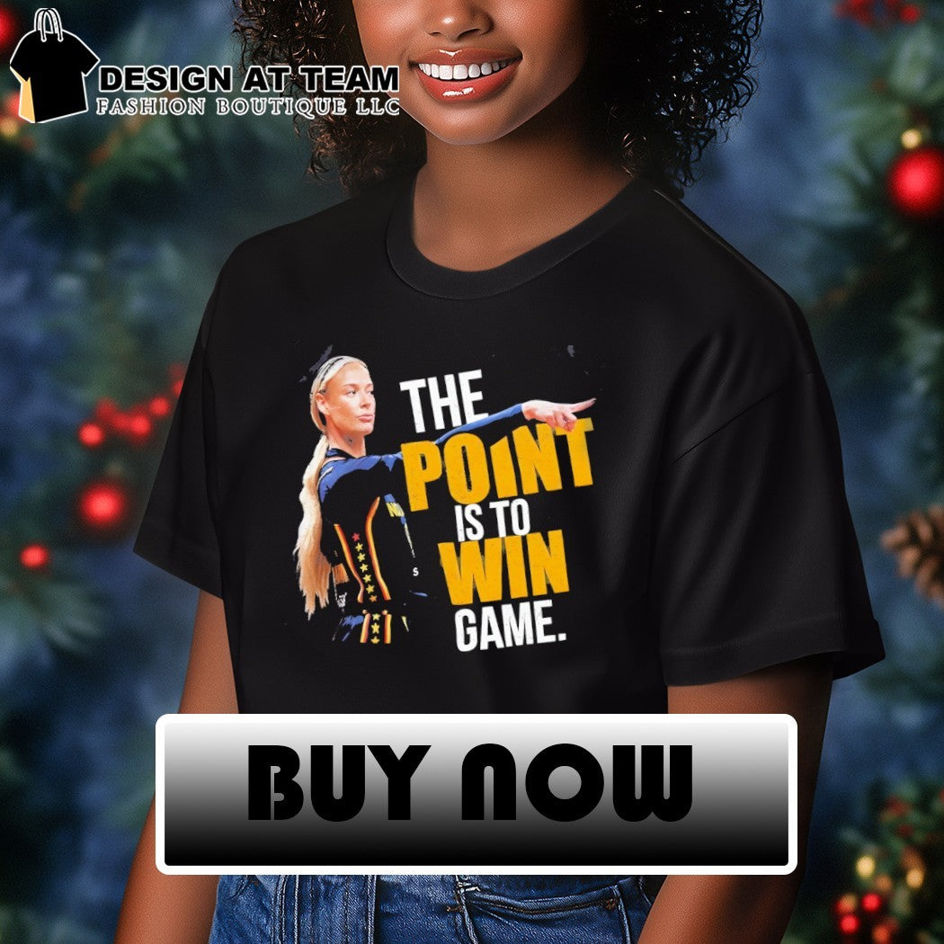 Sophie Cunningham No 8 the point is to win game Indiana Fever Basketball WNBA 2026 shirt