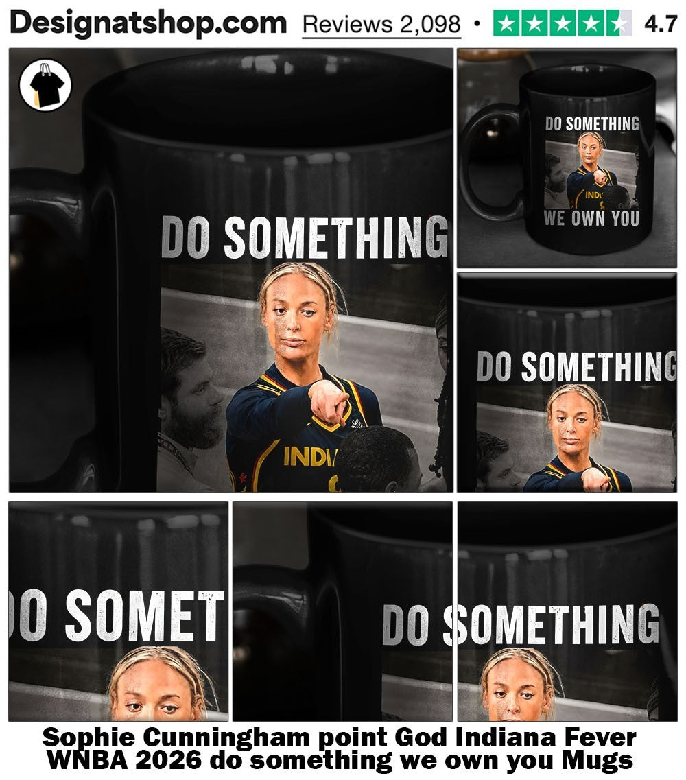 Sophie Cunningham point God Indiana Fever WNBA 2026 do something we own you shirt