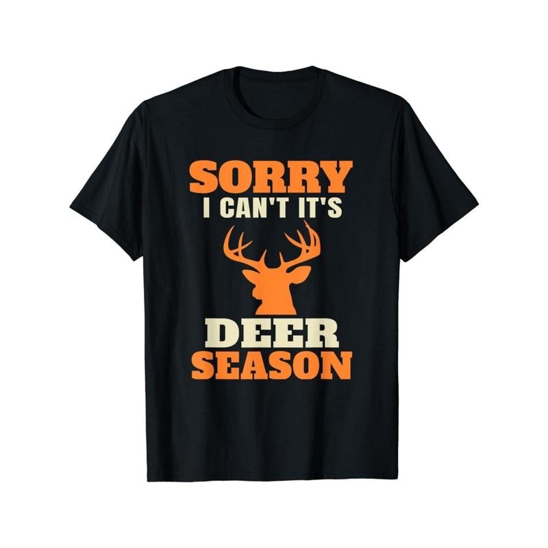 Sorry Deer Head Creative and Novel Printing, Trendy Men's Casual Street Essential T-shirt  made in usa Hoodie Sweatshirt