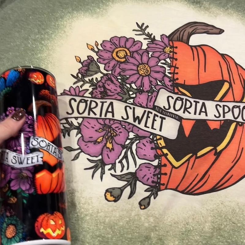 Sorta Sweet Sorts Spooky T-shirt & Tumbler Hoodie Sweatshirt | PrintMintTees.com