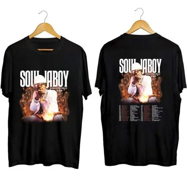 Soulja Boy Rapper World Tour 2023 Short-Sleeve T-Shirt Hoodie Sweatshirt | PrintMintTees.com