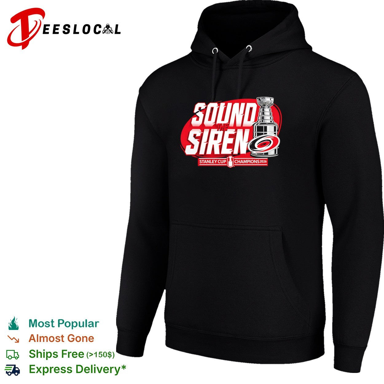 Sound the Siren Carolina Hurricanes Stanley Cup Champions 2026 shirt
