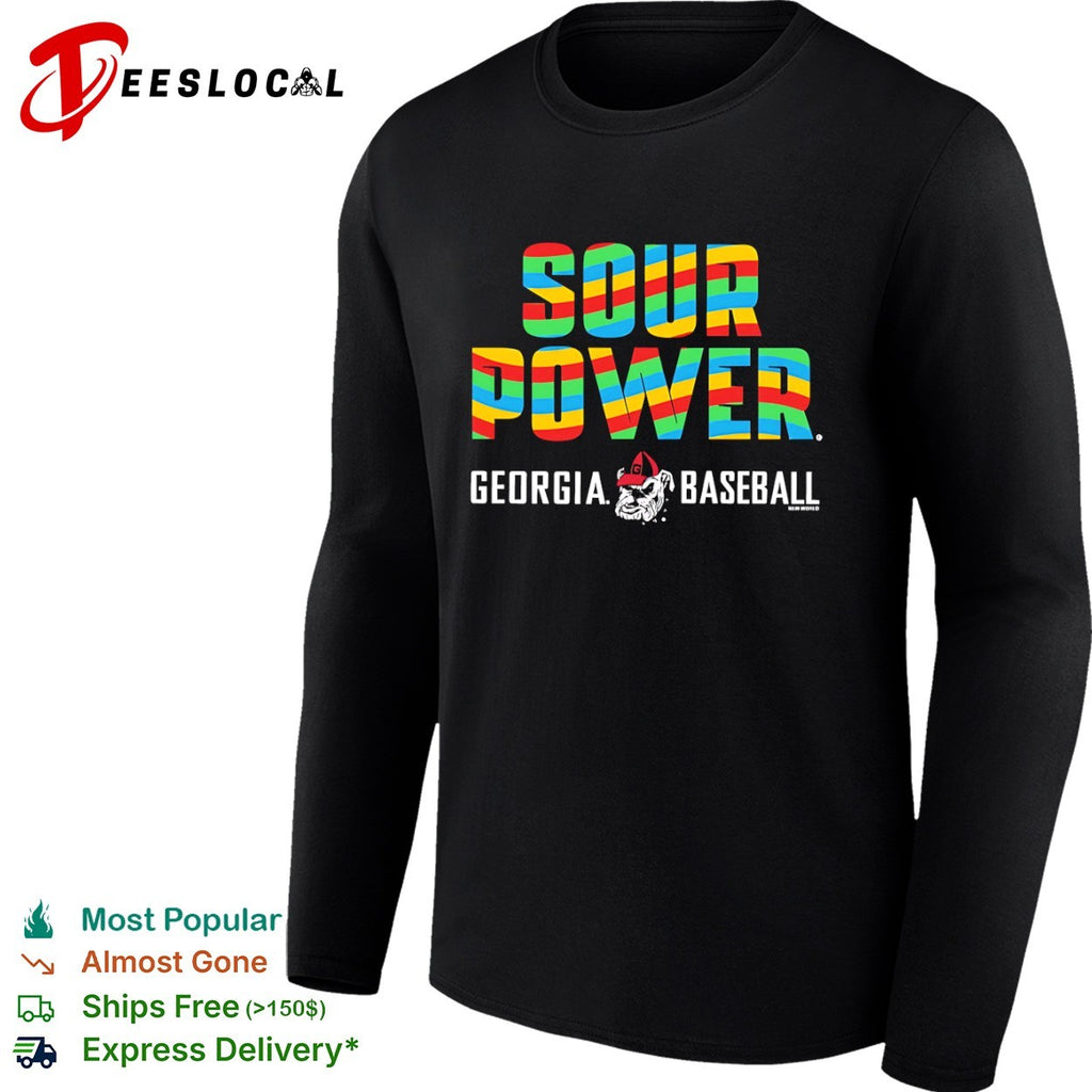 Sour Power Georgia Bulldog Mascot shirt