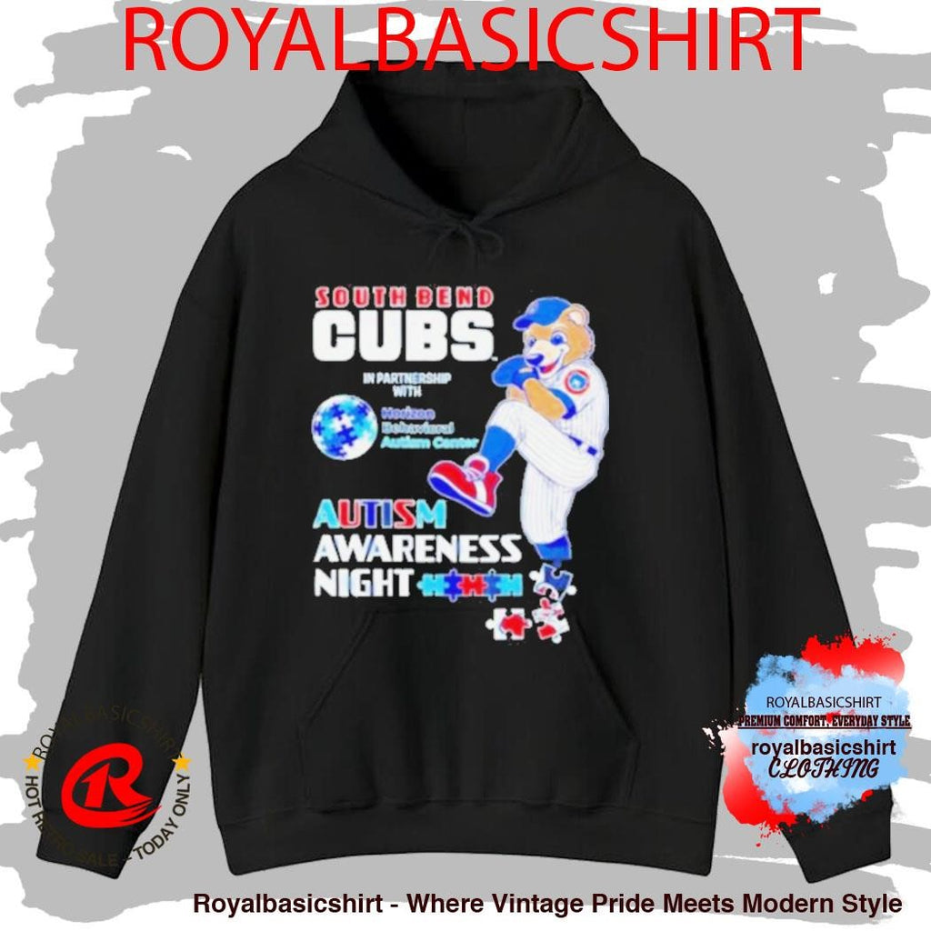 South Bend Cubs Autism Awareness Night Baseball Shirt