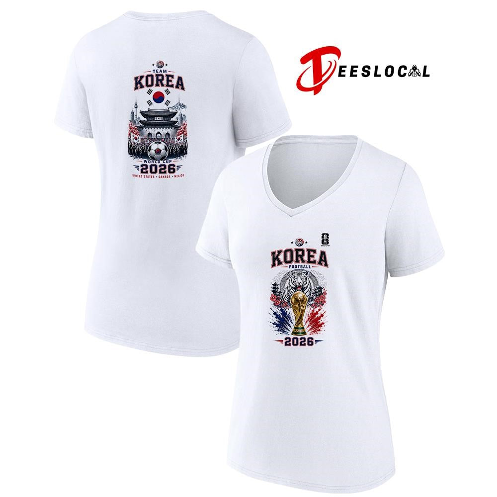 South Korea World Cup trophy graphic shirt