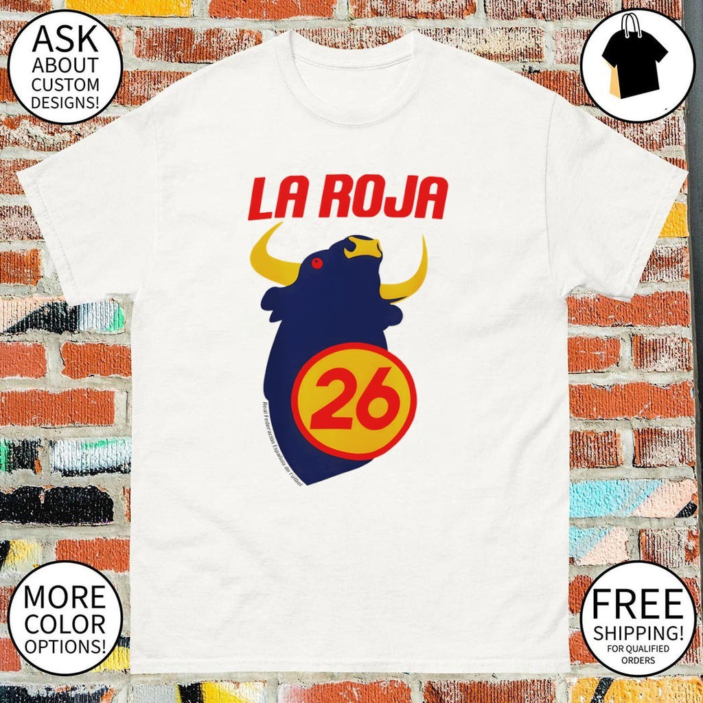 Spain La Roja World Cup 2026 National Football The Red One shirt