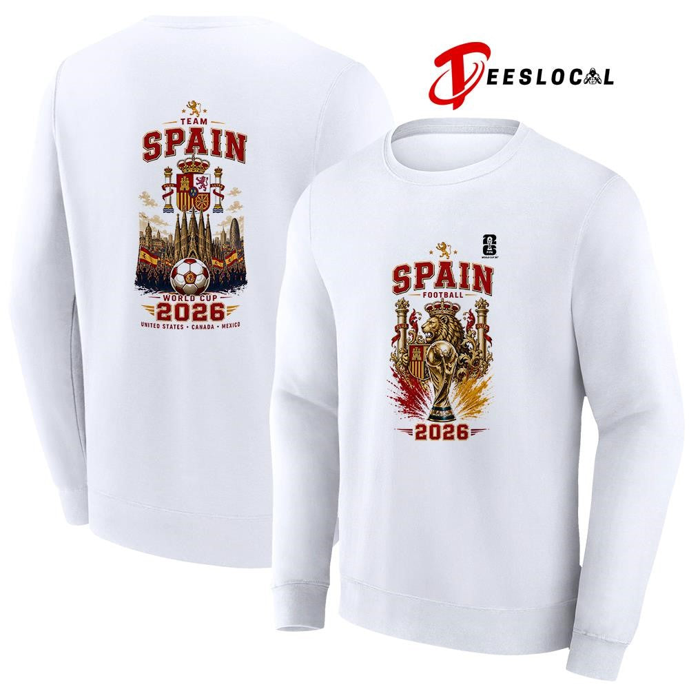 Spain World Cup trophy graphic shirt