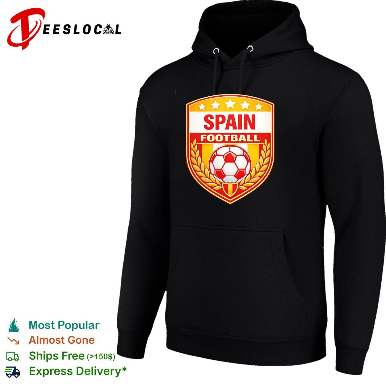 Spain national team soccer shield football shirt