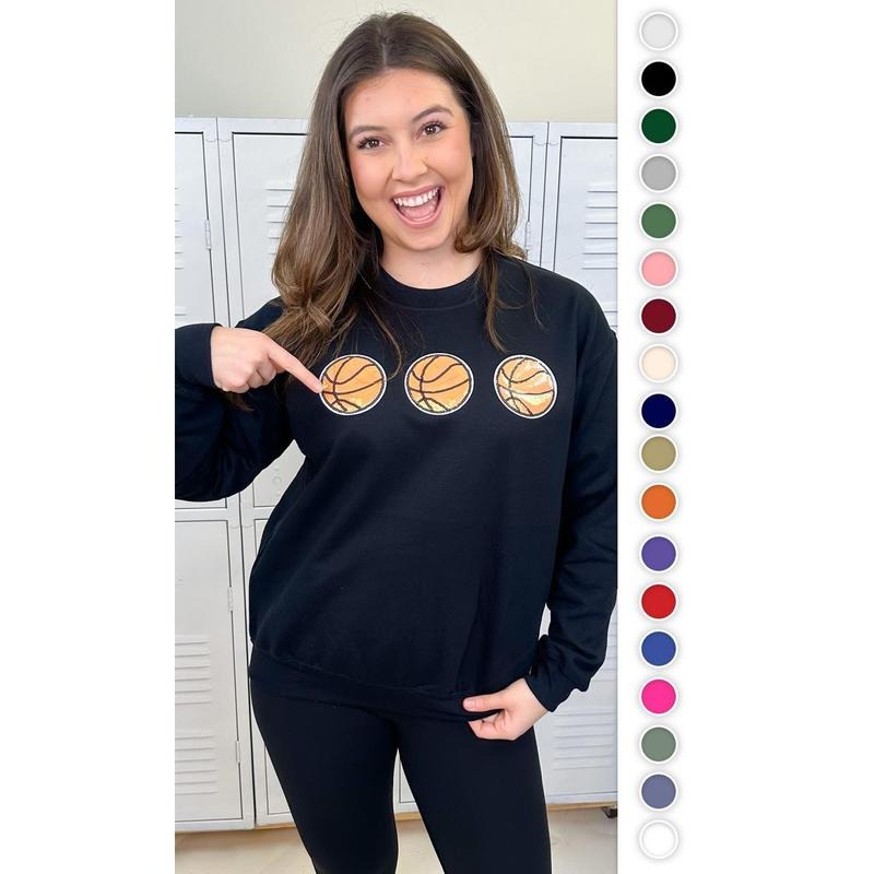 Sparkle Basketball Adult Sweatshirt Shirt Hoodie | PrintMintTees.com