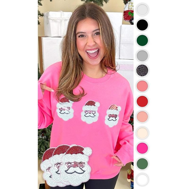 Sparkle Santa Sweatshirt Shirt Hoodie | PrintMintTees.com