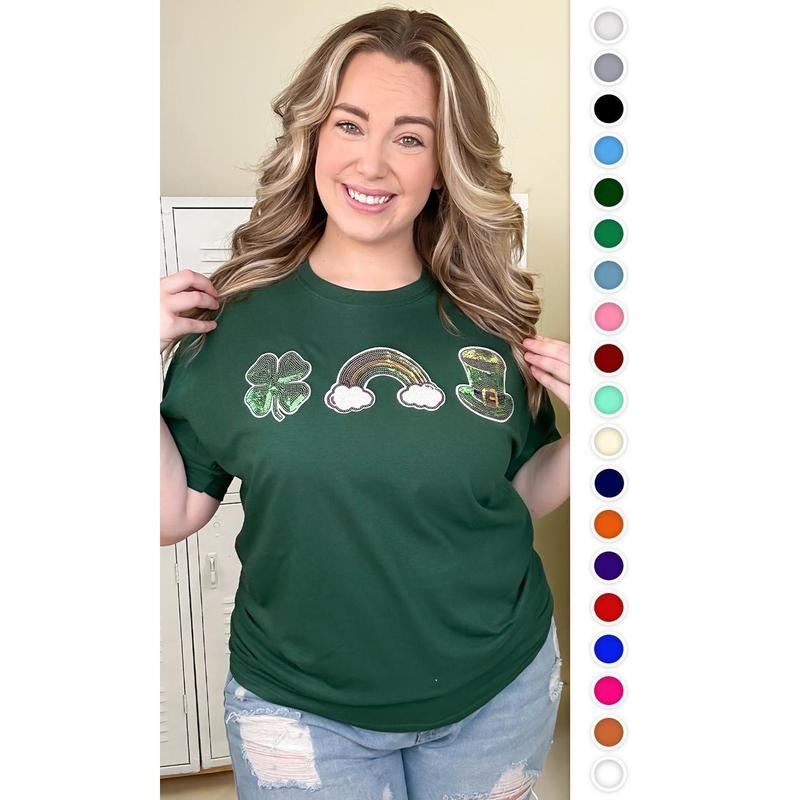 Sparkle St. Patrick’s T-Shirt Hoodie Sweatshirt | PrintMintTees.com