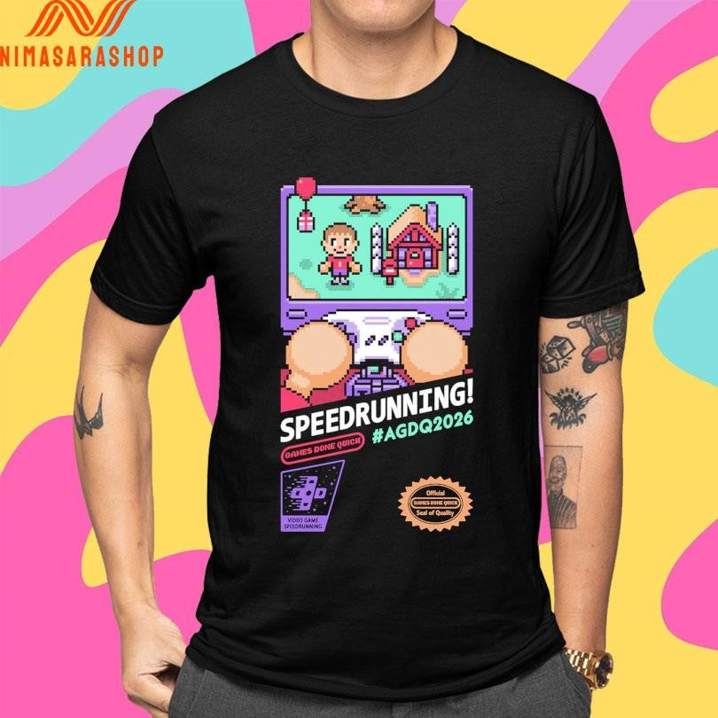 Speedrunning AGDQ 2026 Game Done Quick Shirts