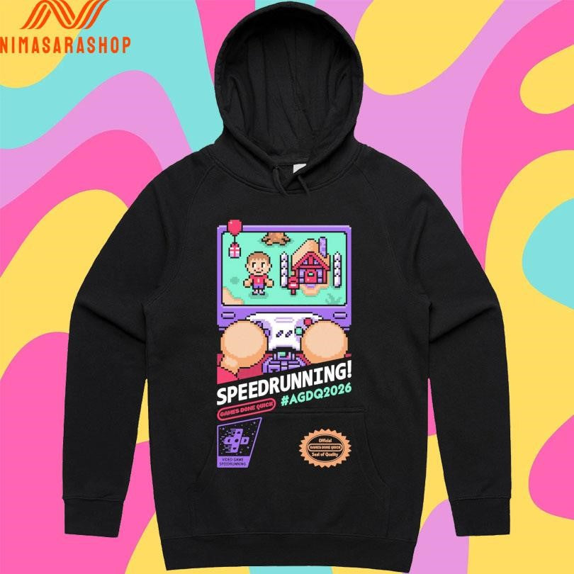 Speedrunning AGDQ 2026 Game Done Quick Shirts