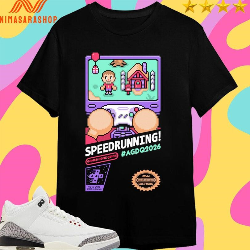 Speedrunning AGDQ 2026 Game Done Quick Shirts