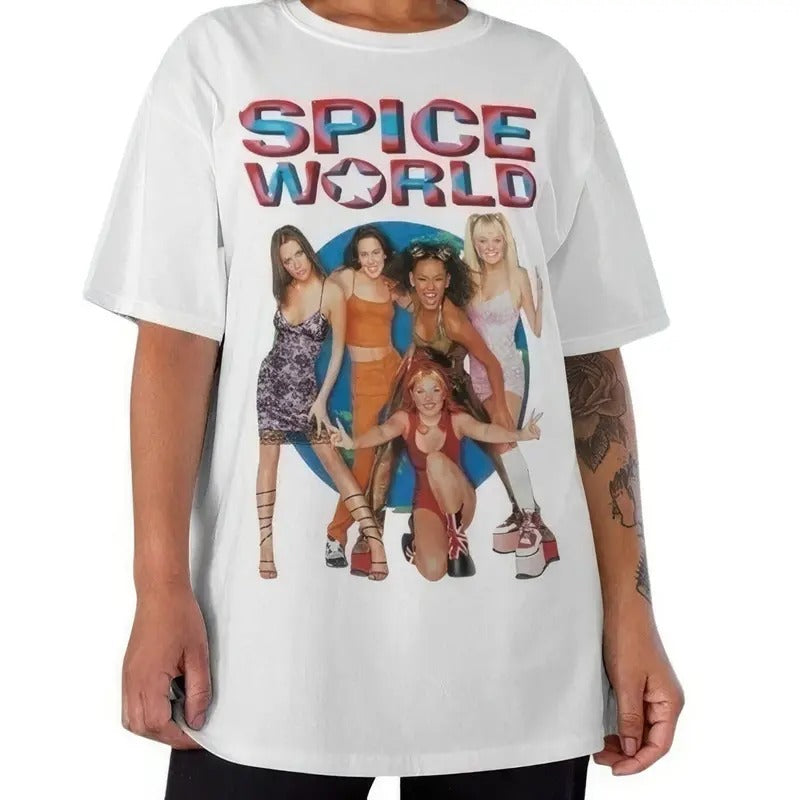 Spice Girls Spice World Album T-Shirt Collection Hoodie Sweatshirt | PrintMintTees.com