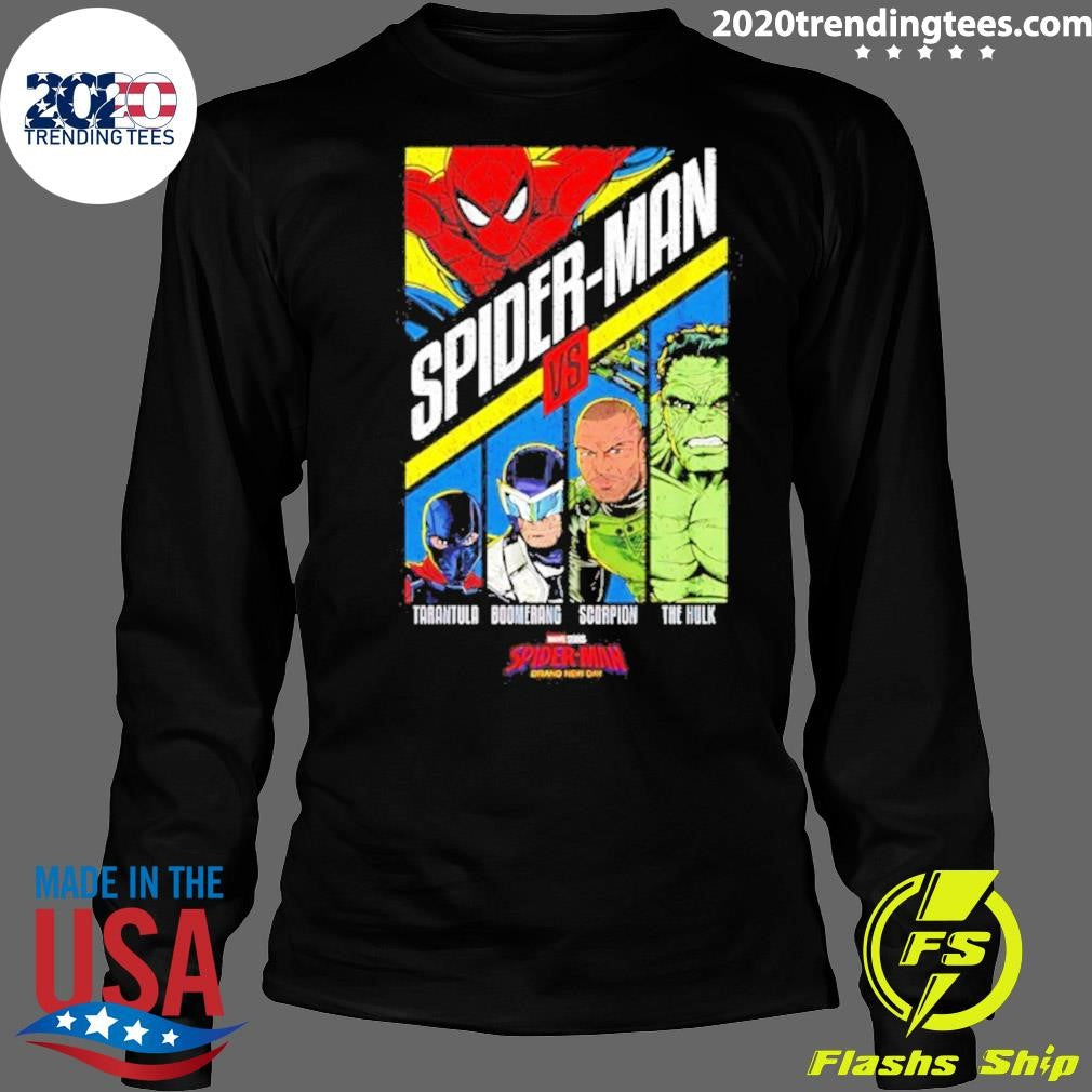Spider-man Vs Tarantula Boomerang Scorpion The Hulk Shirt