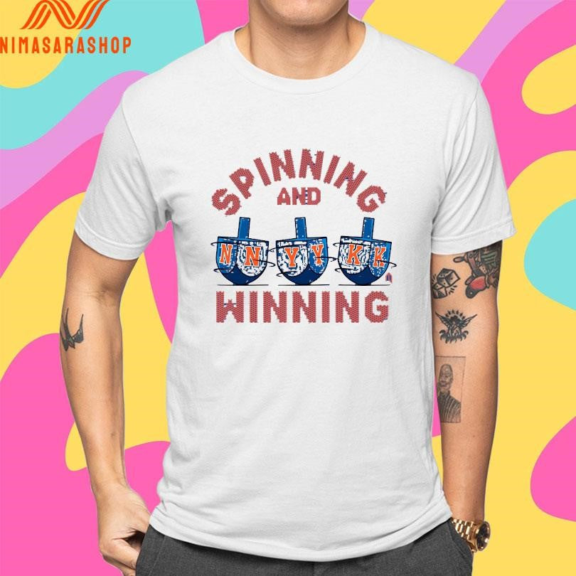 Spinning And Winning Hanukkah New York Mets Shirts