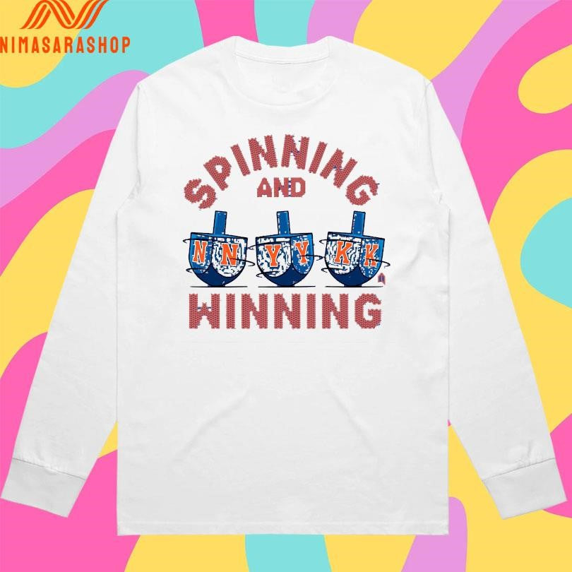 Spinning And Winning Hanukkah New York Mets Shirts