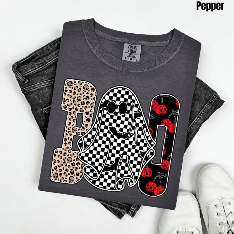 Spooky BOO Comfort Colors T-Shirt 'NLB' Hoodie, Sweatshirt | PrintMintTees.com