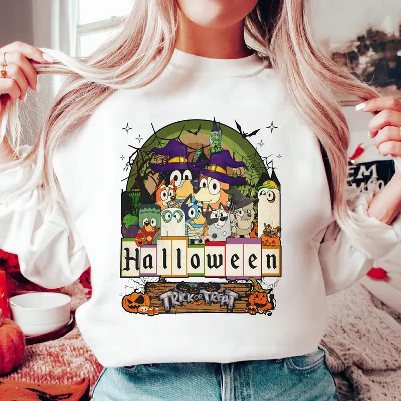Spooky Cute Dog Family Halloween Shirt Cute Dog Halloween Shirt Halloween Vibes Shirt Cute Dog And Friends Shirt Cute Dog...