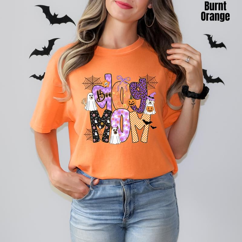Spooky Dog Mom Comfort Colors T-Shirt 'NLB' Hoodie, Sweatshirt | PrintMintTees.com
