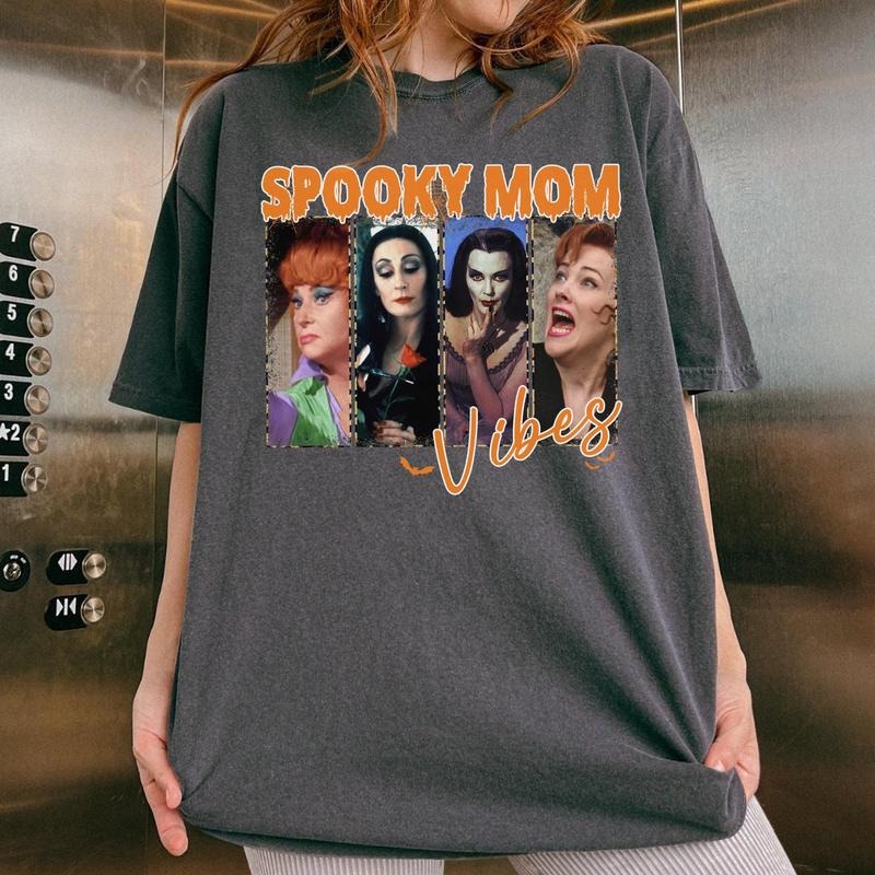 Spooky Mom Shirt Horr0r, Horr0r Shirt, Halloween FUNNY  Shirt Sweatshirt, Hoodie, Comfort Colors | PrintMintTees.com