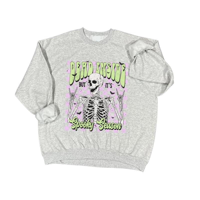 Spooky Season Crewneck Long sleeve T-shirt Hoodie Sweatshirt | PrintMintTees.com