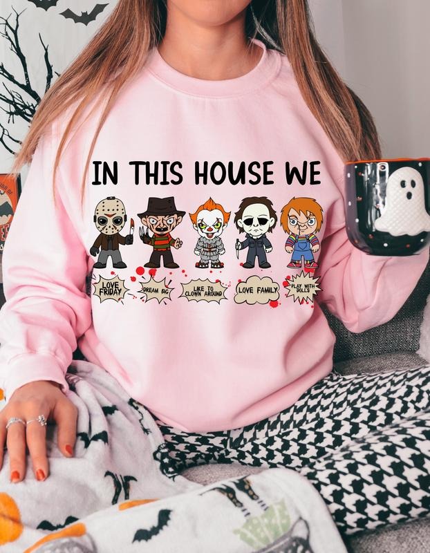 Spooky Squad Sweater | Funny Halloween Shirt Hoodie Sweatshirt | PrintMintTees.com