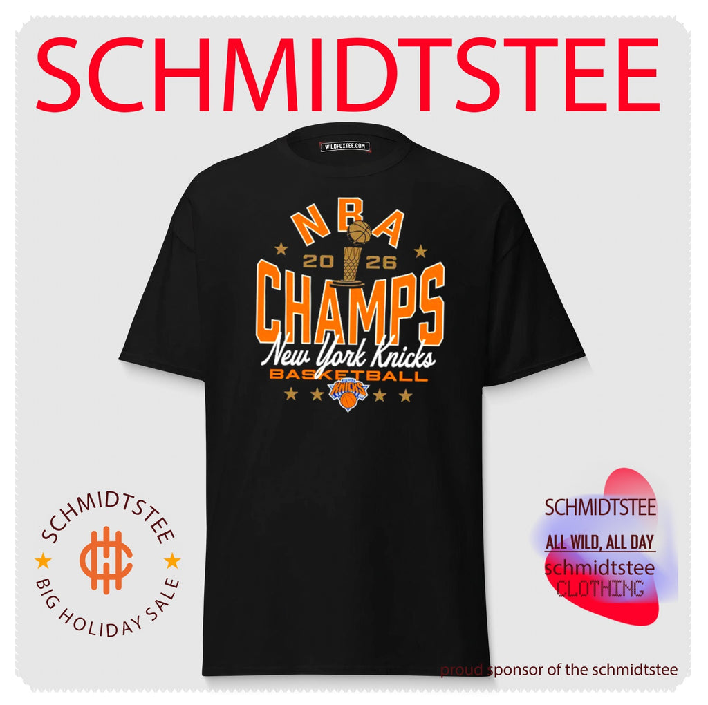 Sportiqe Knicks 2026 NBA Champions Black Duke shirt
