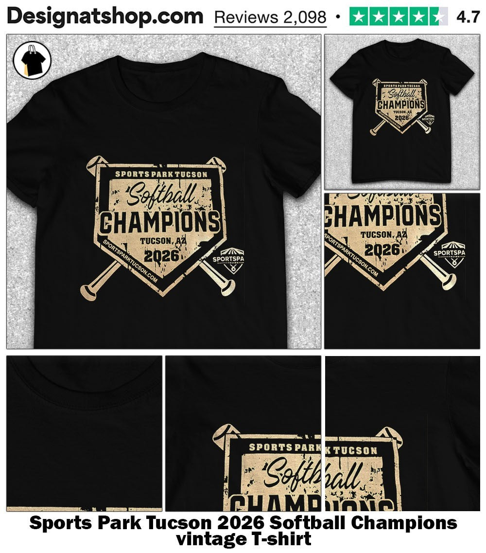 Sports Park Tucson 2026 Softball Champions vintage shirt