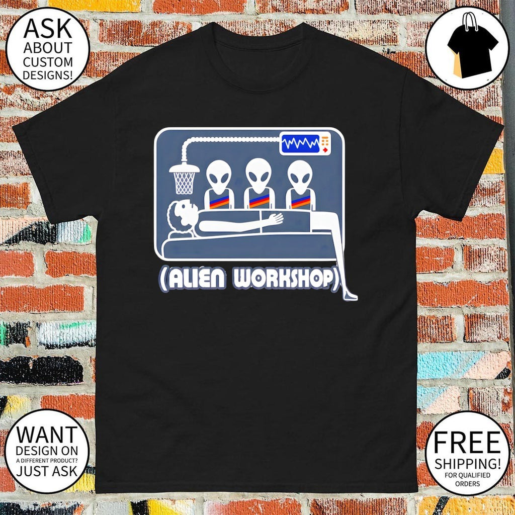 Spurs Basketball Players Performing Surgery Alien Workshop shirt