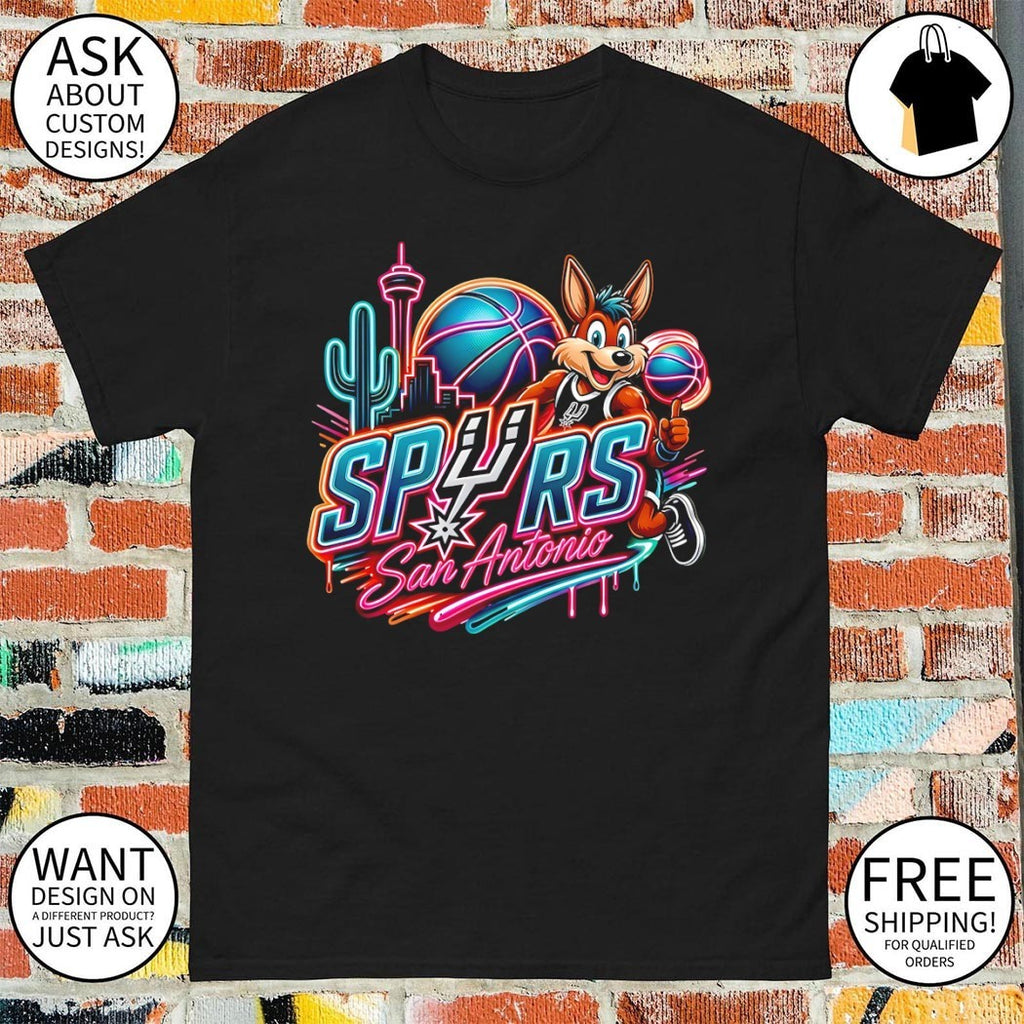 Spurs Coyote Alien San Antonio Spurs Basketball National 2026 90s Styles shirt