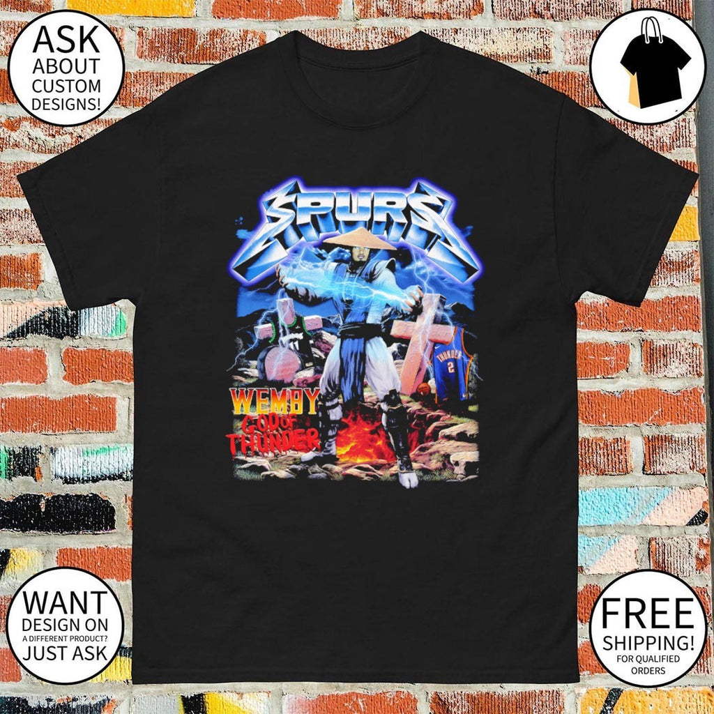 Spurs God Of Thunder Wemby San Antonio Spurs shirt