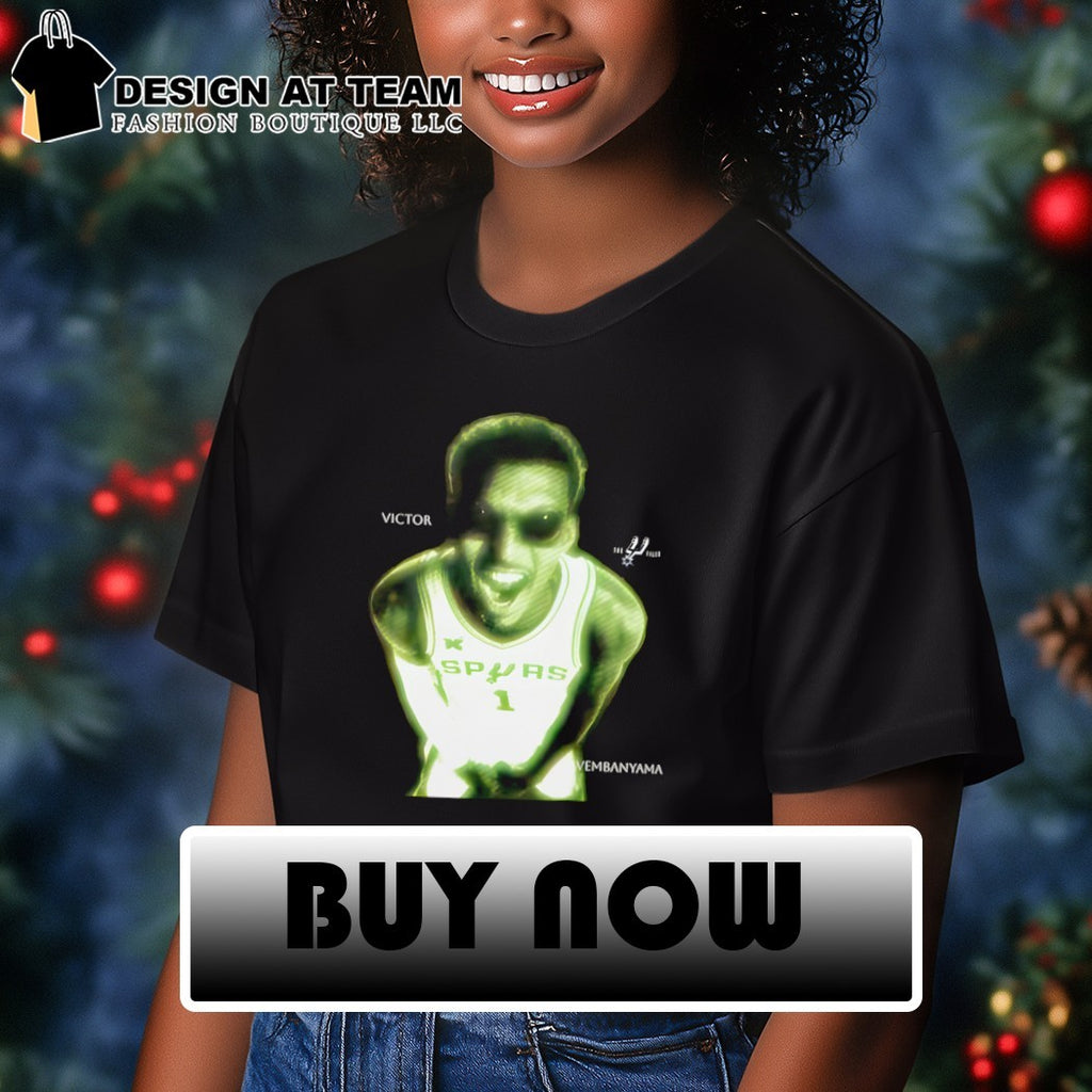 Spurs Wemby Alien shirt