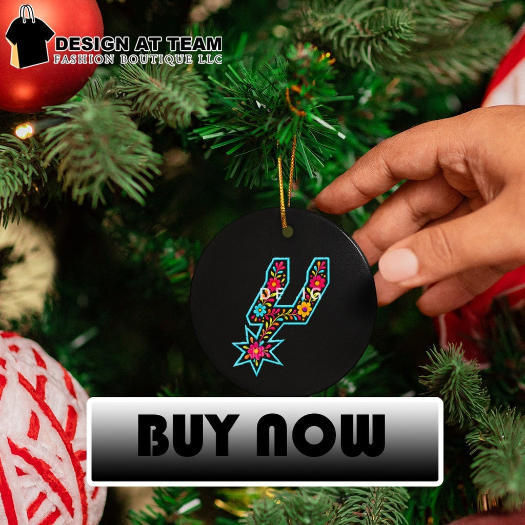 Spurs logo floral San Antonio Spurs Basketball NBA 2026 shirt