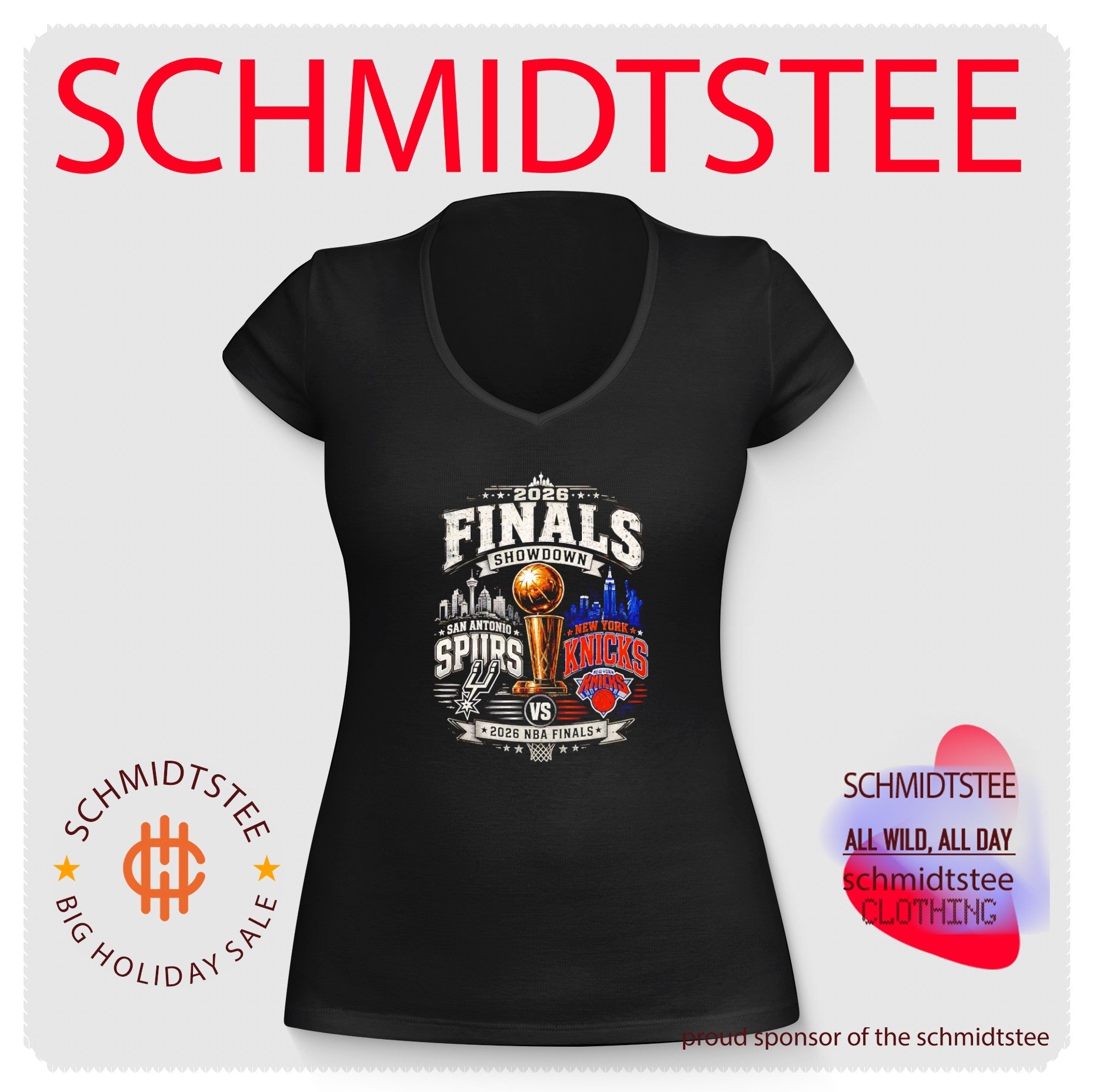 Spurs vs Knicks 2026 Finals Showdown Championship shirt