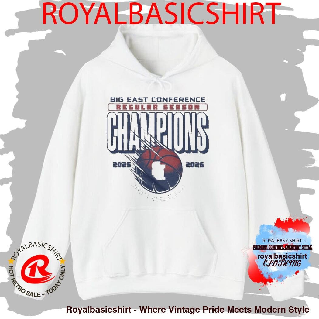 St John’s Red Storm Men’s Basketball 2026 Big East Regular Season Champions Locker Room T-Shirt